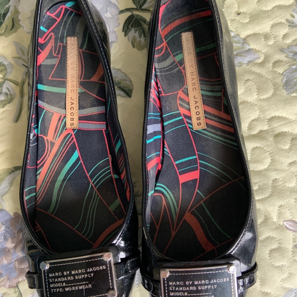 Marc by Marc Jacobs patent leather flats